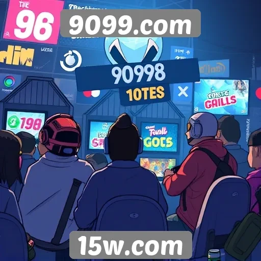 Impacto da comunidade nos jogos do 9099.com