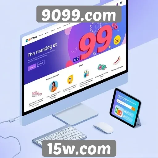 Desempenho do site 9099.com na experiência do usuário
